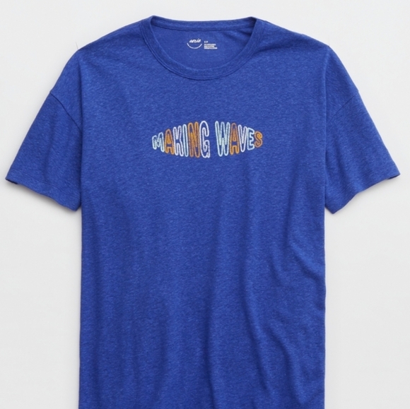 NEW! Aerie graphic tee Sz large - Picture 6 of 7